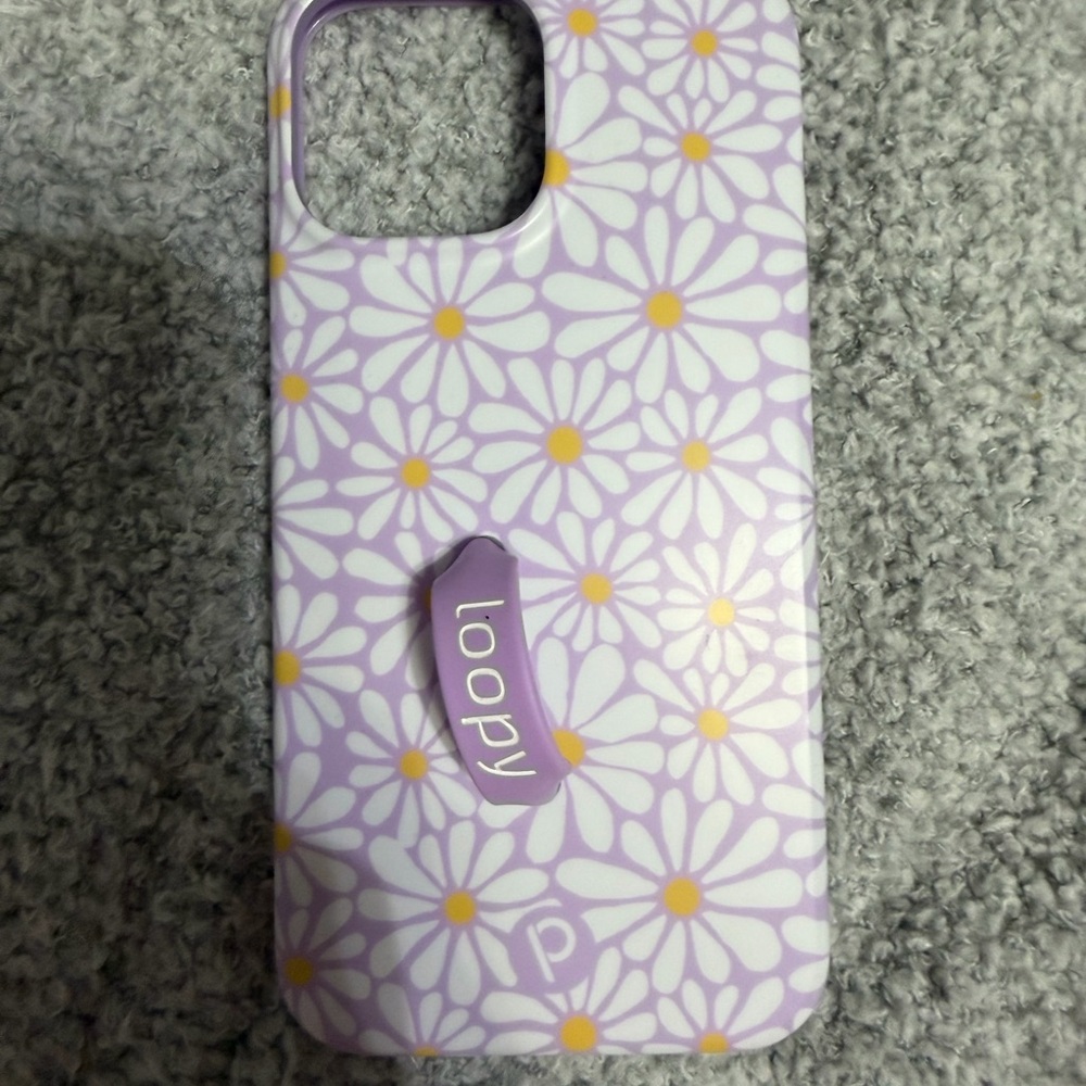 Loopy Case Lavender Daisy Phone Case